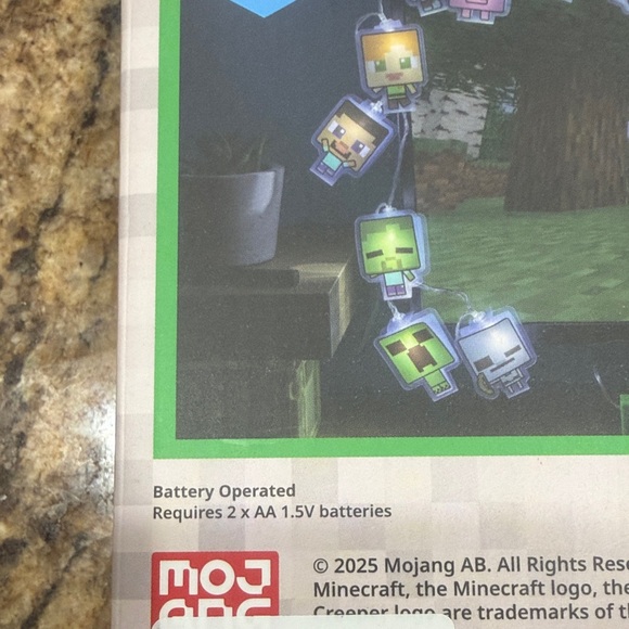 Minecraft String Lights - Multicolor - Picture 4 of 5